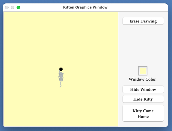 Kitten Graphics Window As Opened